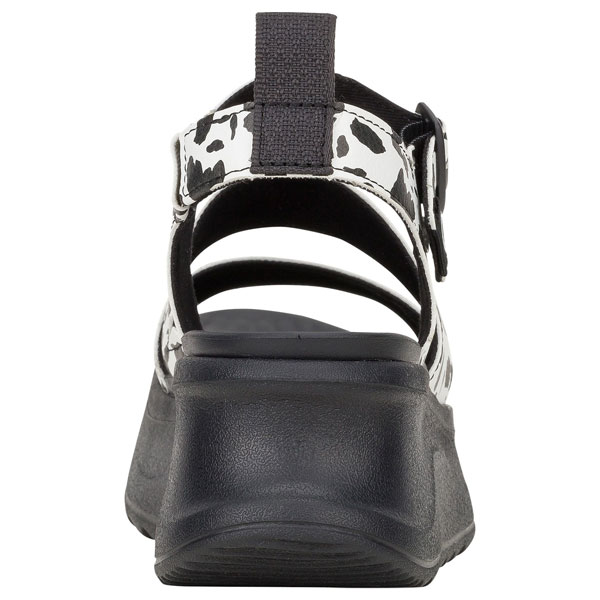 Delray Comfort Sandal – Animal Print Style with Buckle Fit