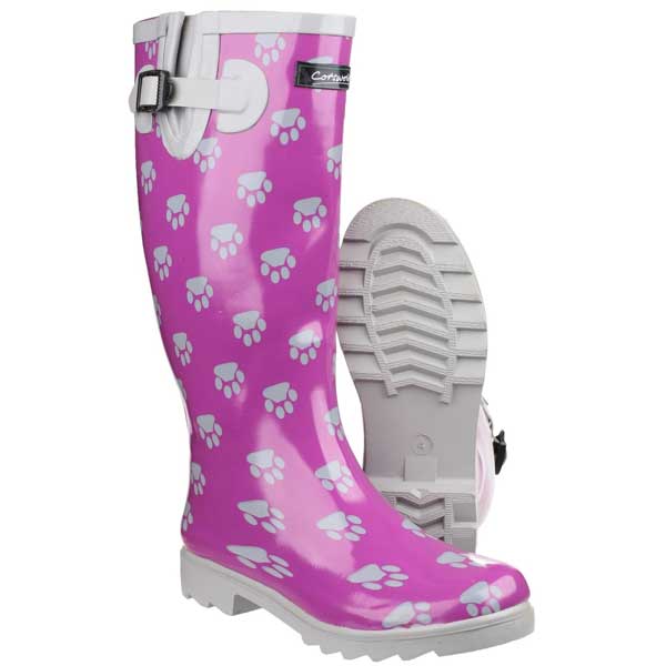 Dog Paw Waterproof Wellingtons