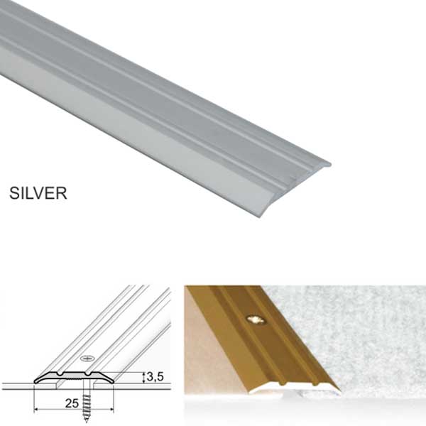 Door Floor Threshold For Connecting wooden Laminate Carpet Vinyl or tiled floors Aluminum