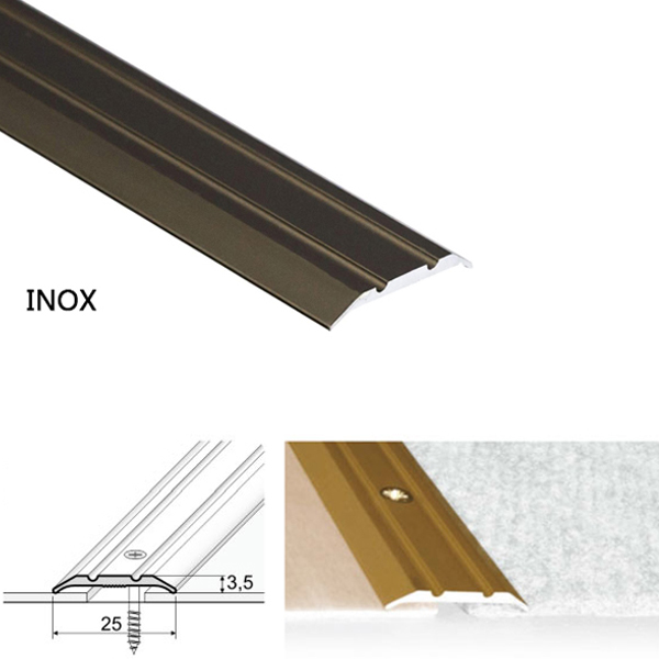 Door Floor Threshold For Connecting wooden Laminate Carpet Vinyl or tiled floors Aluminum