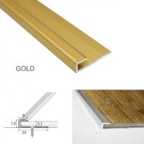 Door Floor Threshold  For Luxury Click Vinyl Flooring Aluminium