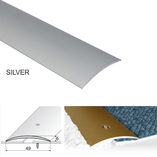 Door Floor Trim For Connecting Wooden Or Carpet Floors Aluminum