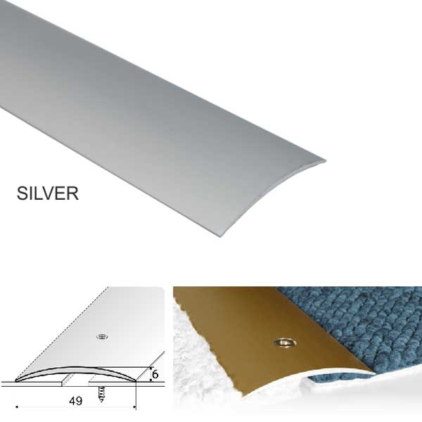 Door Floor Trim For Connecting Wooden Or Carpet Floors Aluminum