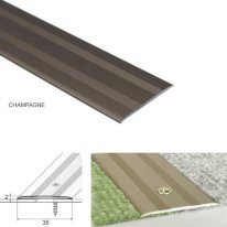 Door Threshold Flat For Connecting wooden, Laminate, Carpet, Vinyl or tiled floors Aluminum