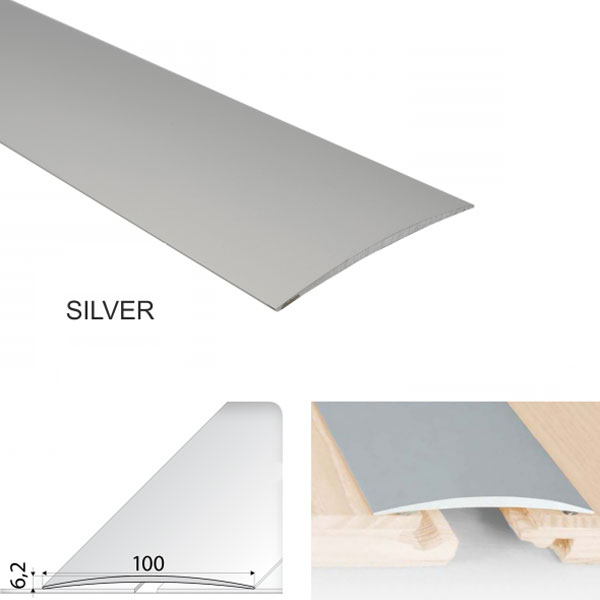 Door Threshold Floor Trim for wooden, laminate, vinyl, Tiled Floors Self Adhesive Aluminium