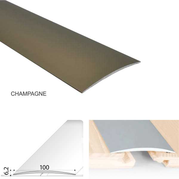 Door Threshold Floor Trim for wooden, laminate, vinyl, Tiled Floors Self Adhesive Aluminium
