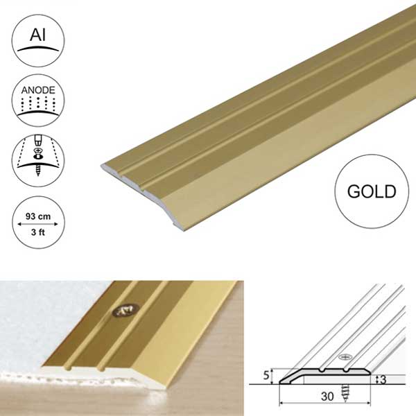 Door Threshold For Connecting Wooden And laminate Aluminum