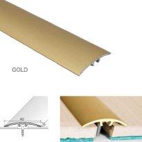 Door Threshold for connecting wooden, laminate, carpet, vinyl or tiled floors Anodised Aluminium