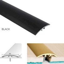 Door Threshold for connecting wooden, laminate, carpet, vinyl or tiled floors Anodised Aluminium