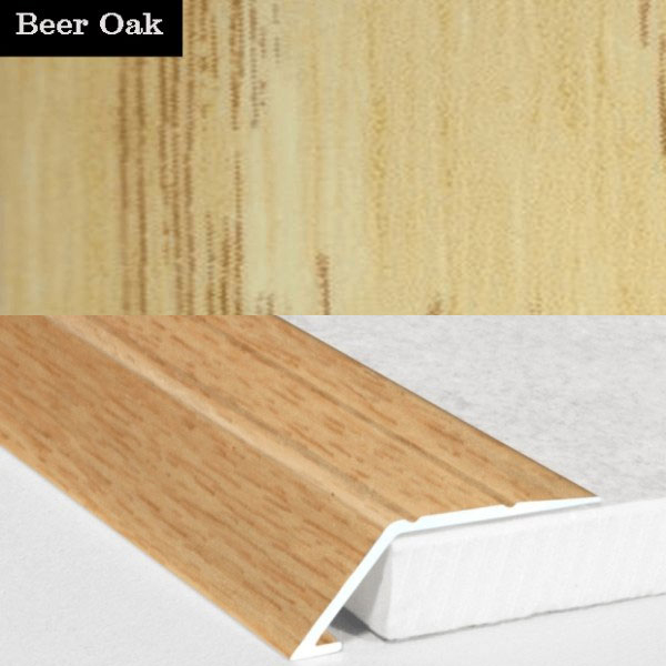 Door Threshold Ramp Self Adhesive Aluminium Wood Effect