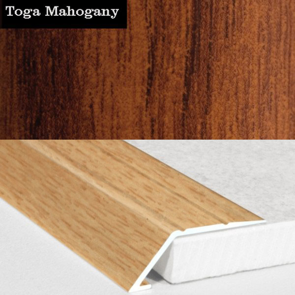 Door Threshold Ramp Self Adhesive Aluminium Wood Effect