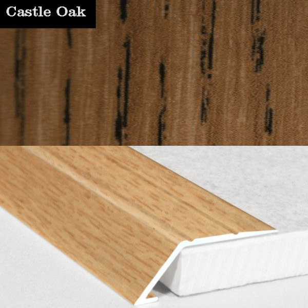 Door Threshold Ramp Self Adhesive Aluminium Wood Effect