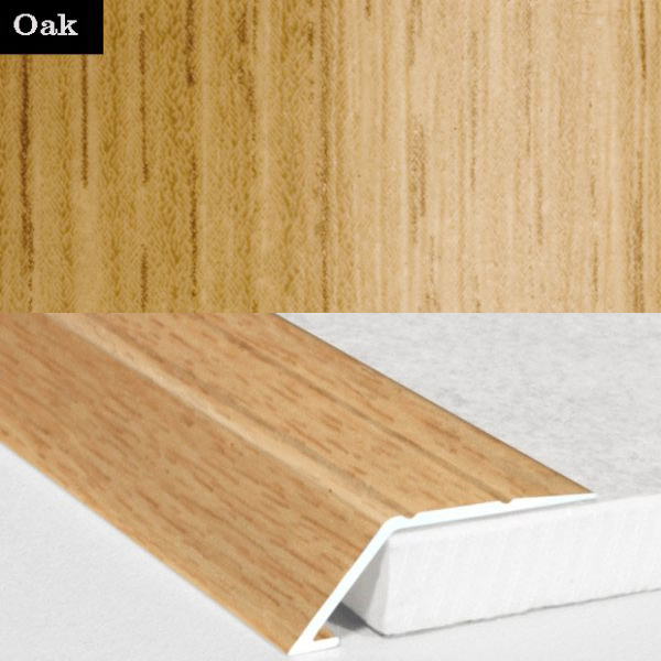 Door Threshold Ramp Self Adhesive Aluminium Wood Effect