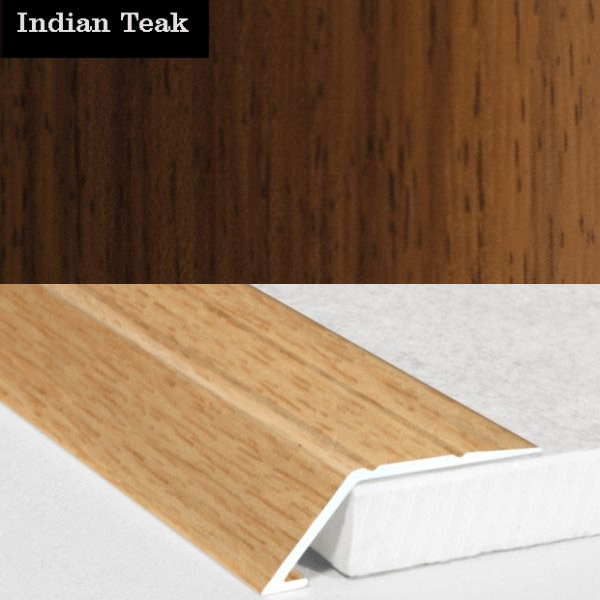 Door Threshold Ramp Self Adhesive Aluminium Wood Effect