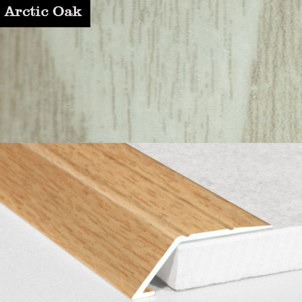 Door Threshold Ramp Self Adhesive Aluminium Wood Effect