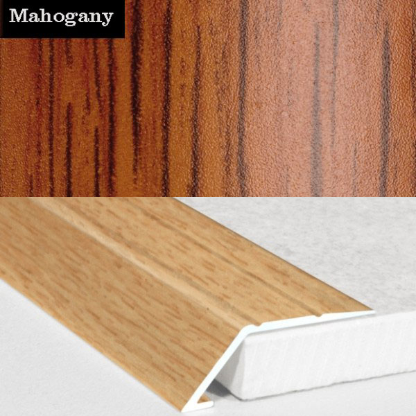 Door Threshold Ramp Self Adhesive Aluminium Wood Effect