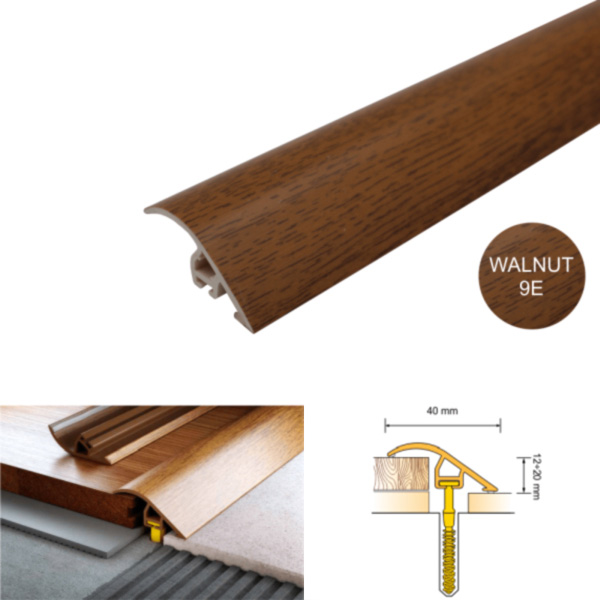 Door Threshold Ramp UPVC Wood Effect