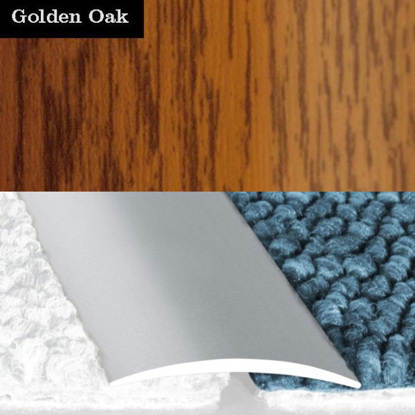 Door Thresholds Flat Self Adhesive Aluminium Wood Effect