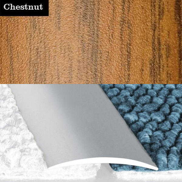 Door Thresholds Flat Self Adhesive Aluminium Wood Effect