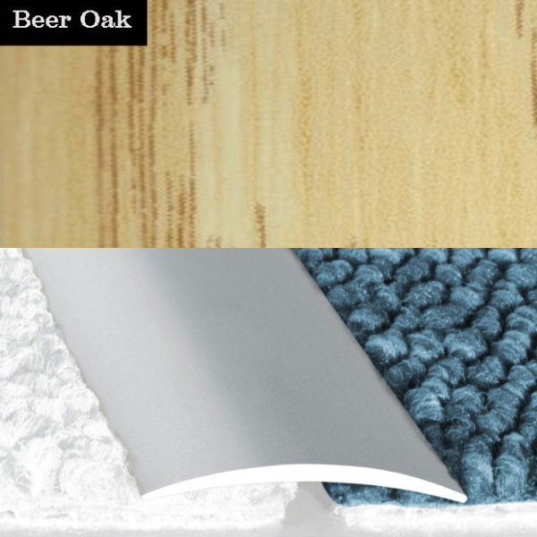 Door Thresholds Flat Self Adhesive Aluminium Wood Effect