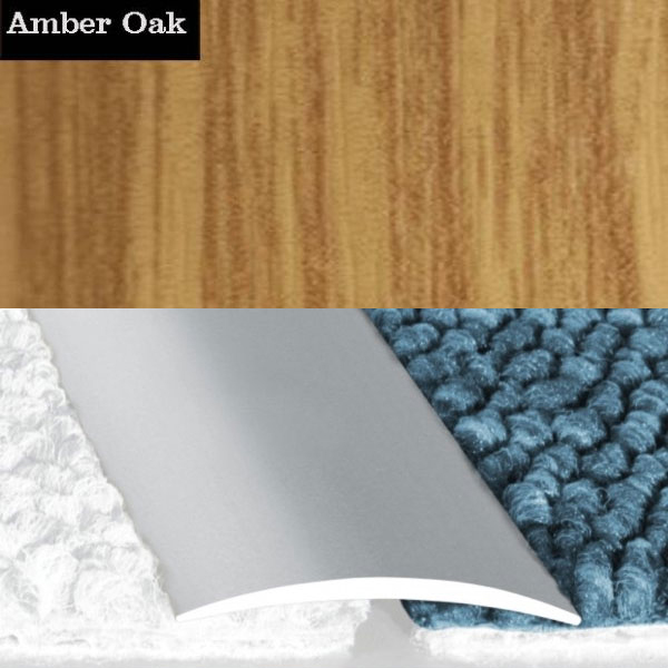Door Thresholds Flat Self Adhesive Aluminium Wood Effect