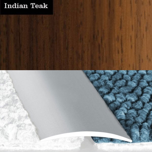 Door Thresholds Flat Self Adhesive Aluminium Wood Effect