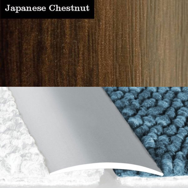 Door Thresholds Flat Self Adhesive Aluminium Wood Effect