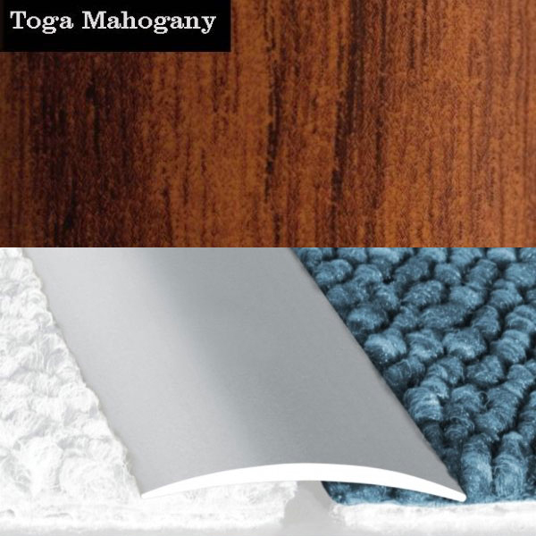 Door Thresholds Flat Self Adhesive Aluminium Wood Effect