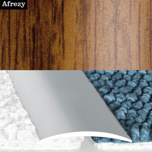 Door Thresholds Flat Self Adhesive Aluminium Wood Effect