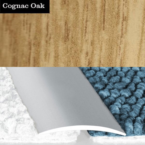 Door Thresholds Flat Self Adhesive Aluminium Wood Effect