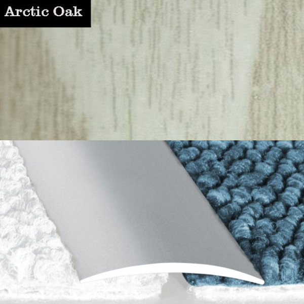 Door Thresholds Flat Self Adhesive Aluminium Wood Effect