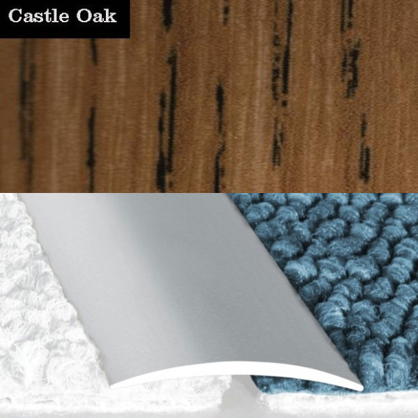 Door Thresholds Flat Self Adhesive Aluminium Wood Effect