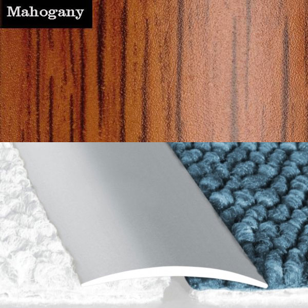 Door Thresholds Flat Self Adhesive Aluminium Wood Effect