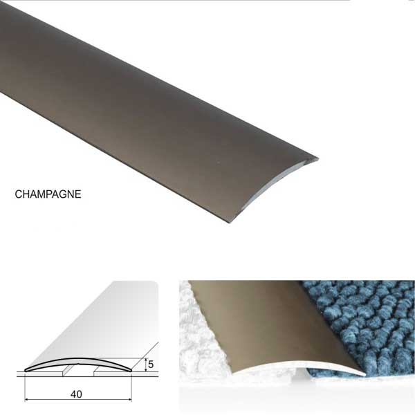 Door Thresholds For Connecting Wooden Or Carpet Floors Self Adhesive Aluminium