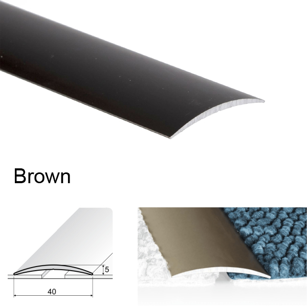 Door Thresholds For Connecting Wooden Or Carpet Floors Self Adhesive Aluminium