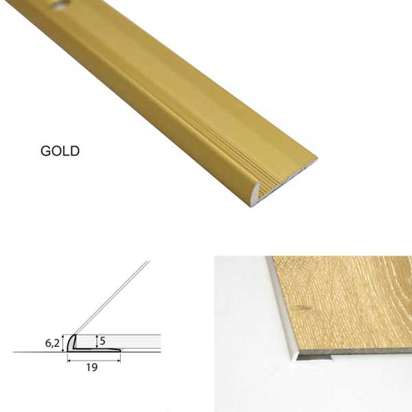 Door Thresholds for Luxury Click Vinyl Flooring Aluminium