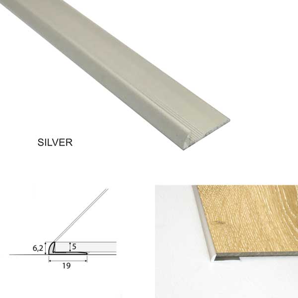 Door Thresholds for Luxury Click Vinyl Flooring Aluminium