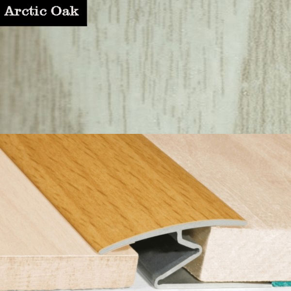 Door Thresholds For Vinyl, Carpet, Laminate, Wooden Floors Aluminium Wood Effect