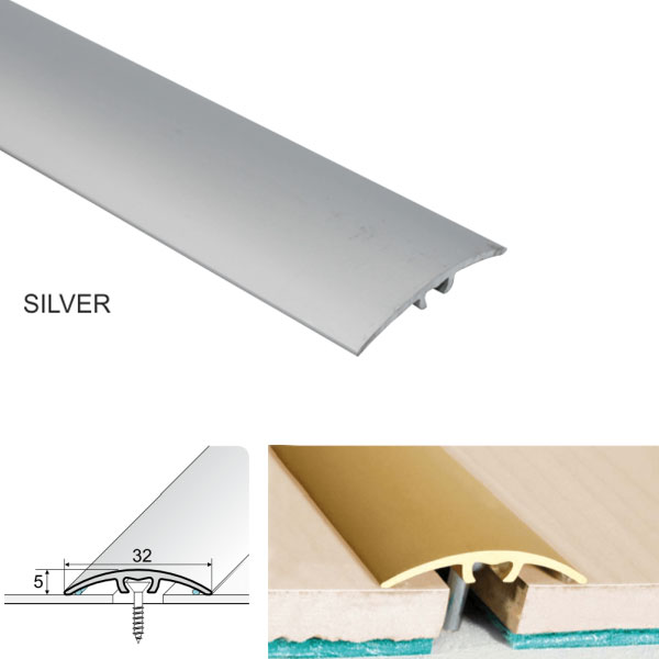 Door Thresholds for Wood, Laminate, Carpet & Tiled Flooring Aluminium