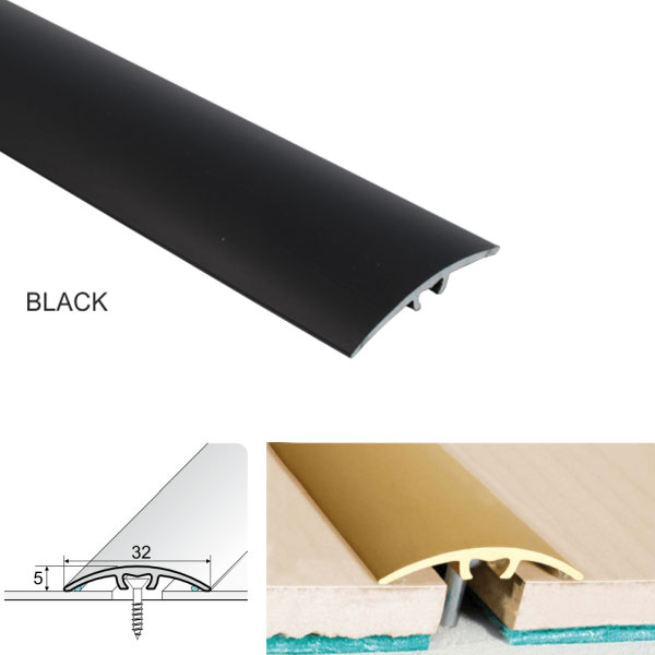 Door Thresholds for Wood, Laminate, Carpet & Tiled Flooring Aluminium