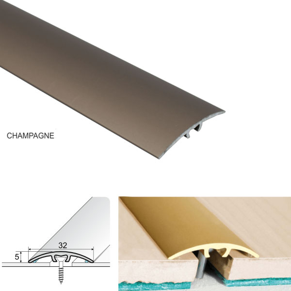 Door Thresholds for Wood, Laminate, Carpet & Tiled Flooring Aluminium