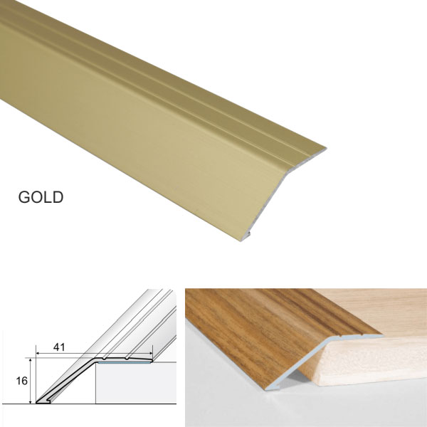 Door Thresholds Ramp Non Slip Connecting wooden, Laminate, Carpet, Vinyl, tiled floors Aluminium