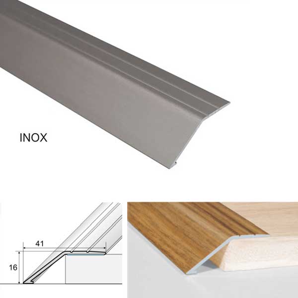 Door Thresholds Ramp Non Slip Connecting wooden, Laminate, Carpet, Vinyl, tiled floors Aluminium