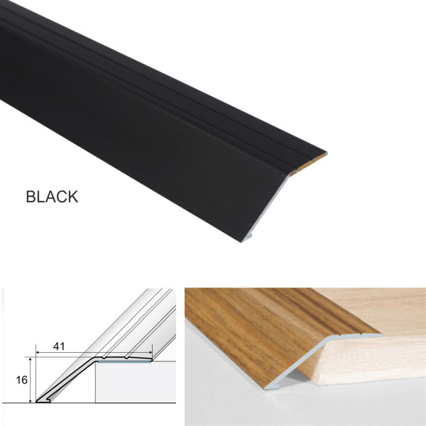 Door Thresholds Ramp Non Slip Connecting wooden, Laminate, Carpet, Vinyl, tiled floors Aluminium