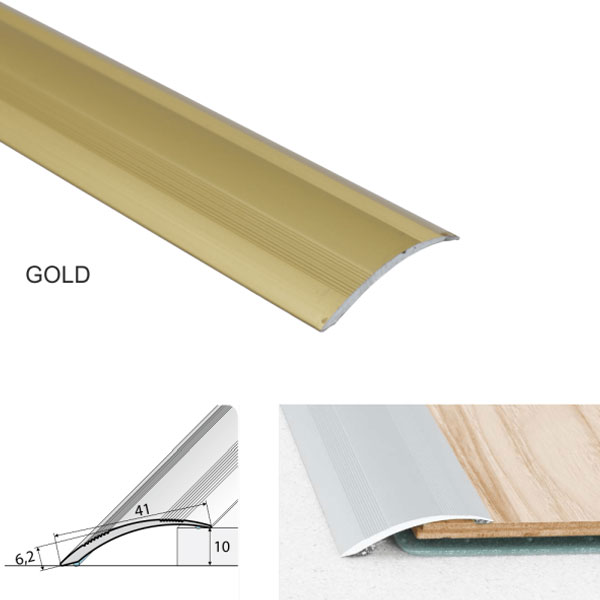 Door Thresholds Self Adhesive For Wooden, Laminate, Carpet Vinyl Flooring Aluminium