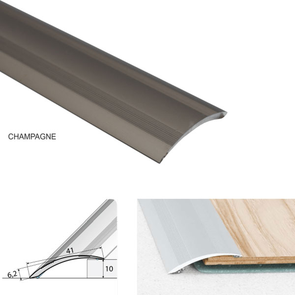 Door Thresholds Self Adhesive For Wooden, Laminate, Carpet Vinyl Flooring Aluminium