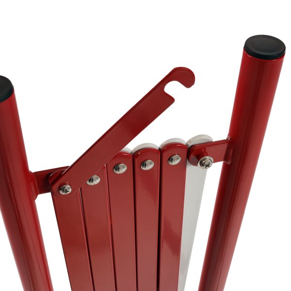 Durable And Long-Lasting Red/White Expandable Safety Barrier