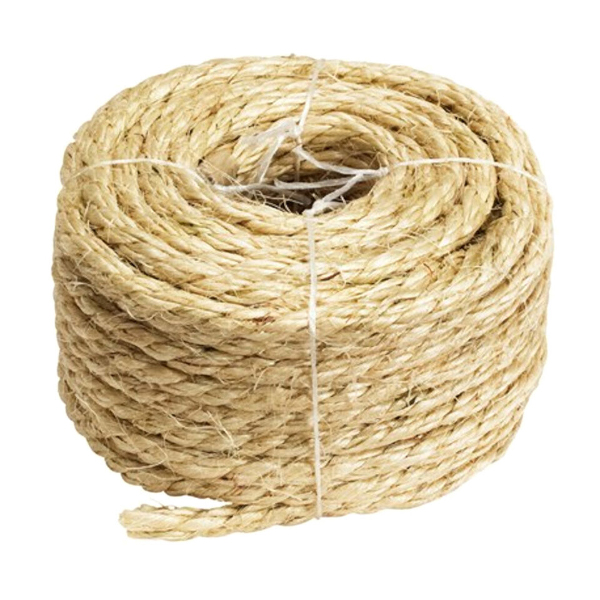 Durable Cat Scratching Post Natural Sisal Rope for Crafts.