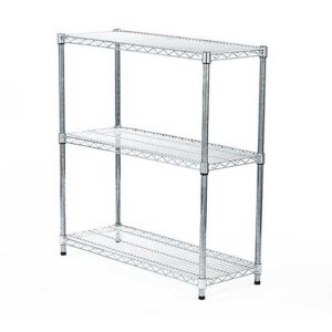 Durable Chrome Plated Wire Mesh Silver Trolley