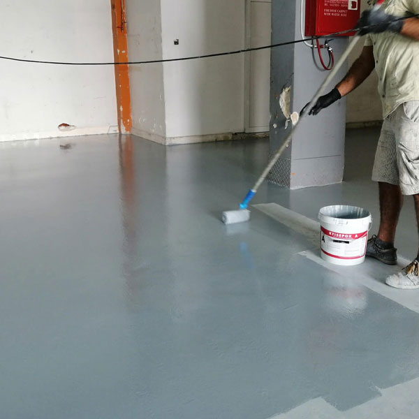 Durable Concrete Floor Coating Ideal for Factory & Warehouse